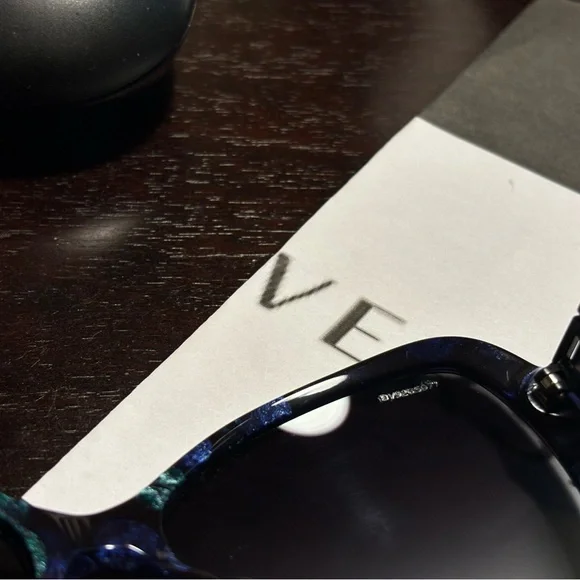 New Versace MOD4271-B 5127/8G Marbled Black/Green Sunglasses